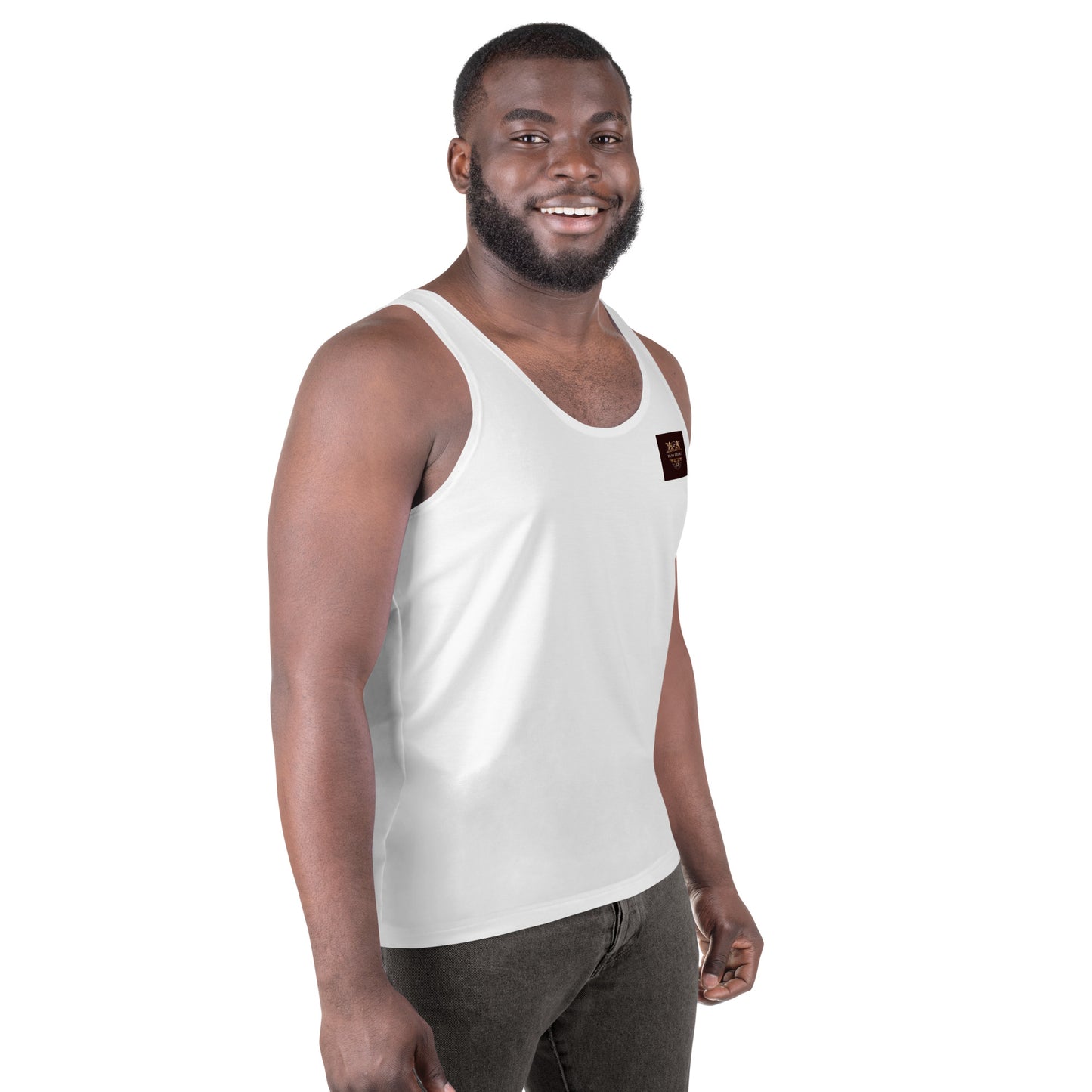 White Gym Tank