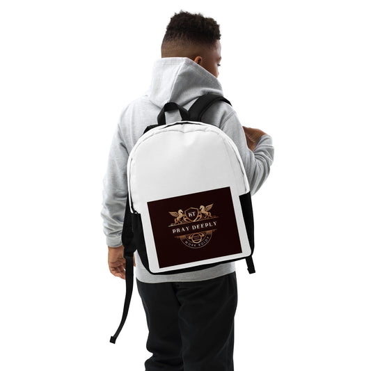 White Minimalist Backpack