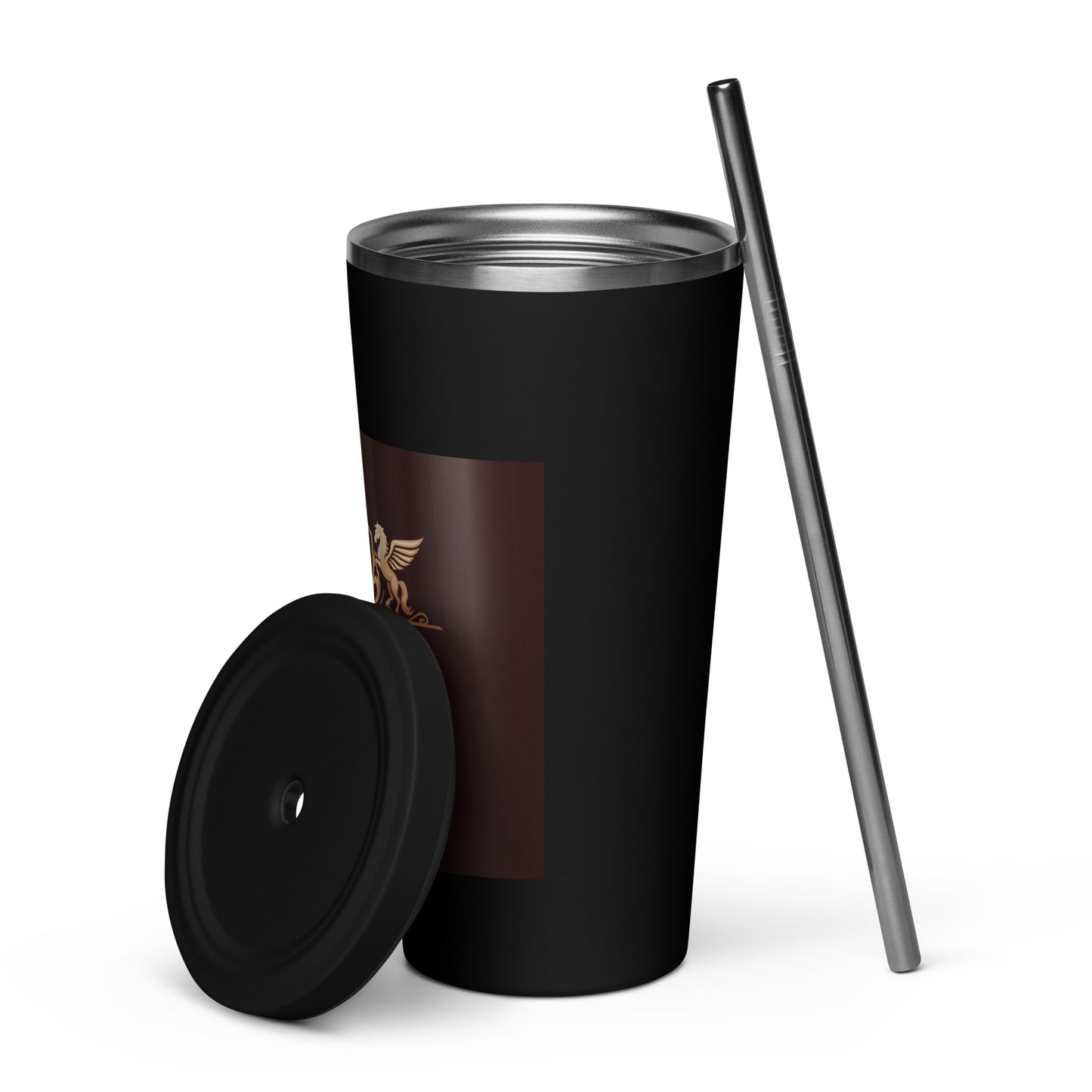 Insulated Tumbler with Straw