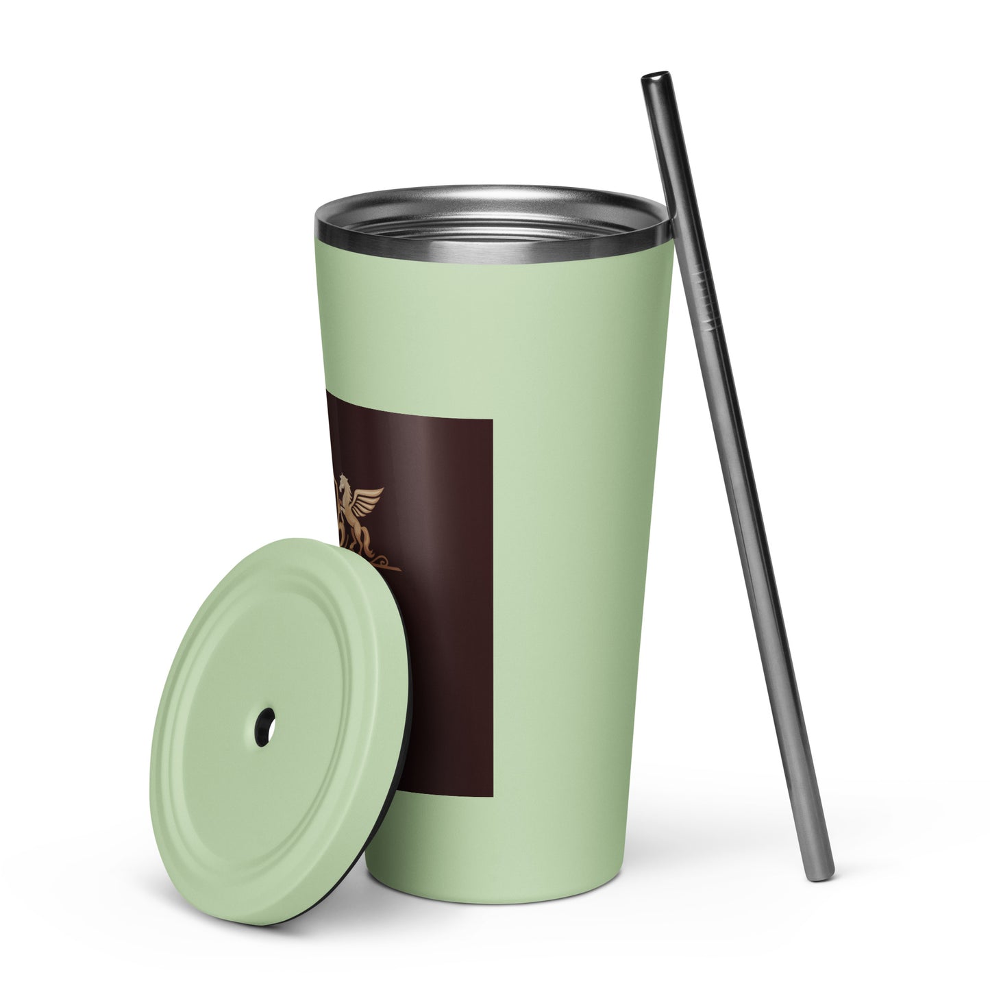 Insulated Tumbler with Straw