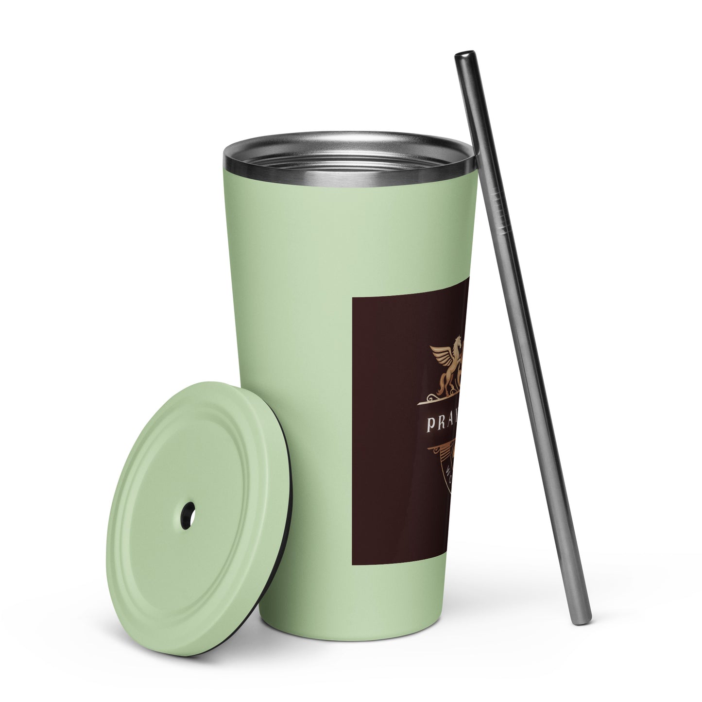 Insulated Tumbler with Straw