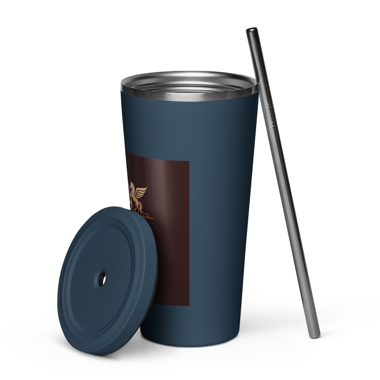 Insulated Tumbler with Straw