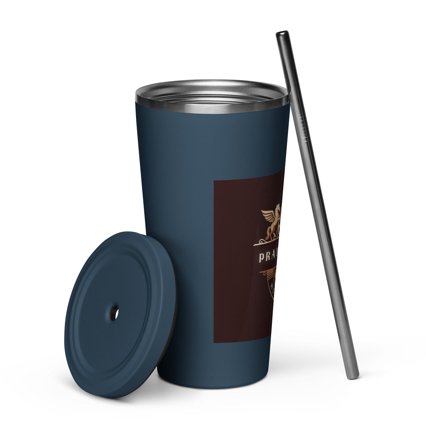 Insulated Tumbler with Straw