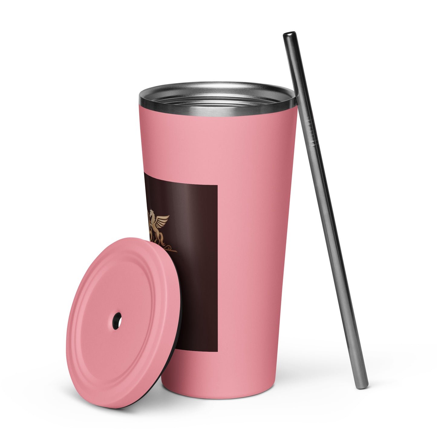 Insulated Tumbler with Straw