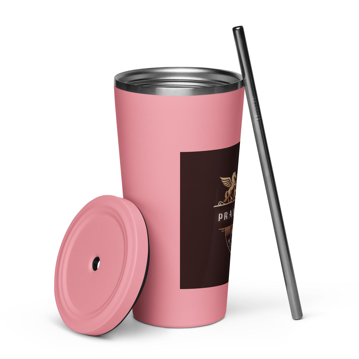 Insulated Tumbler with Straw