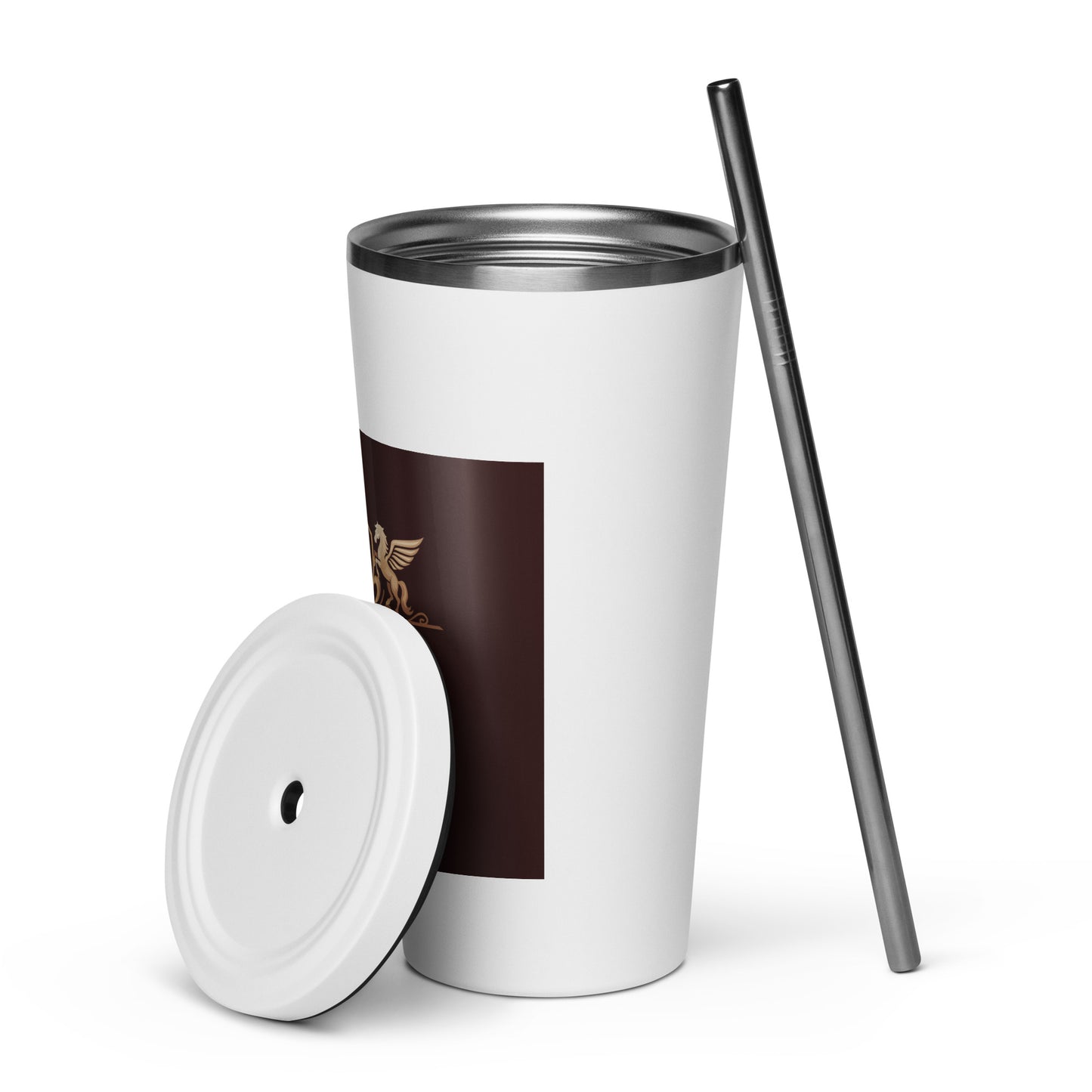 Insulated Tumbler with Straw