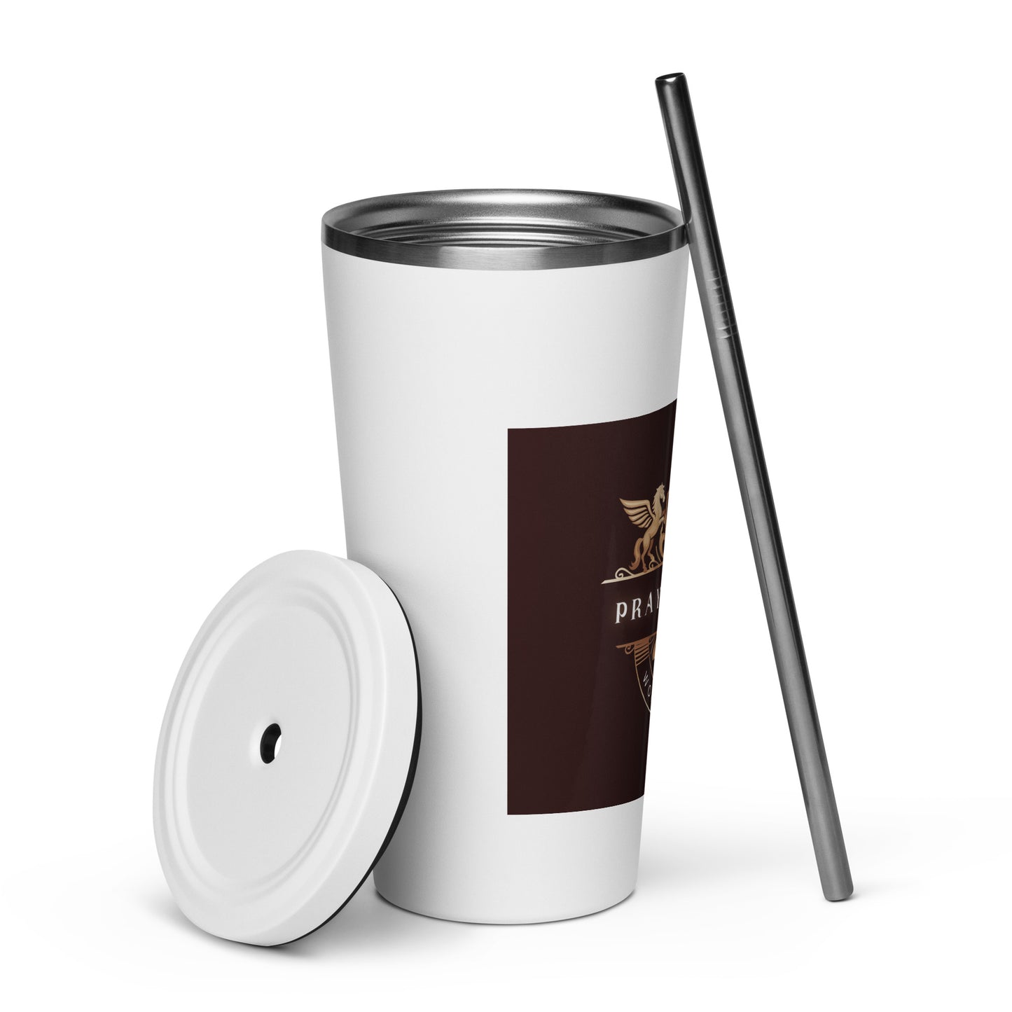 Insulated Tumbler with Straw