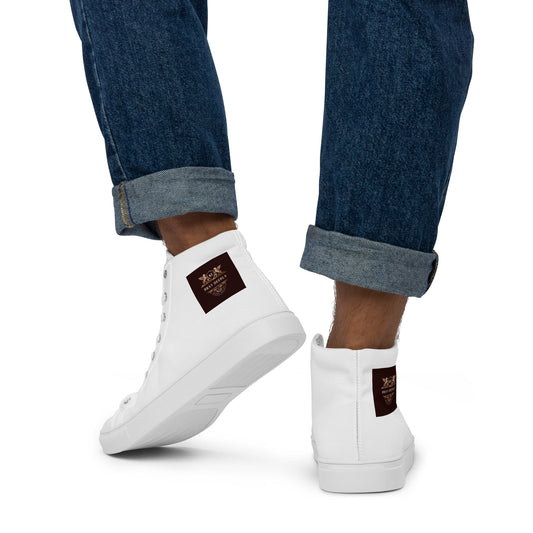 Men’s White High Top Shoes