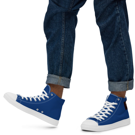 Men’s Blue High Top Shoes