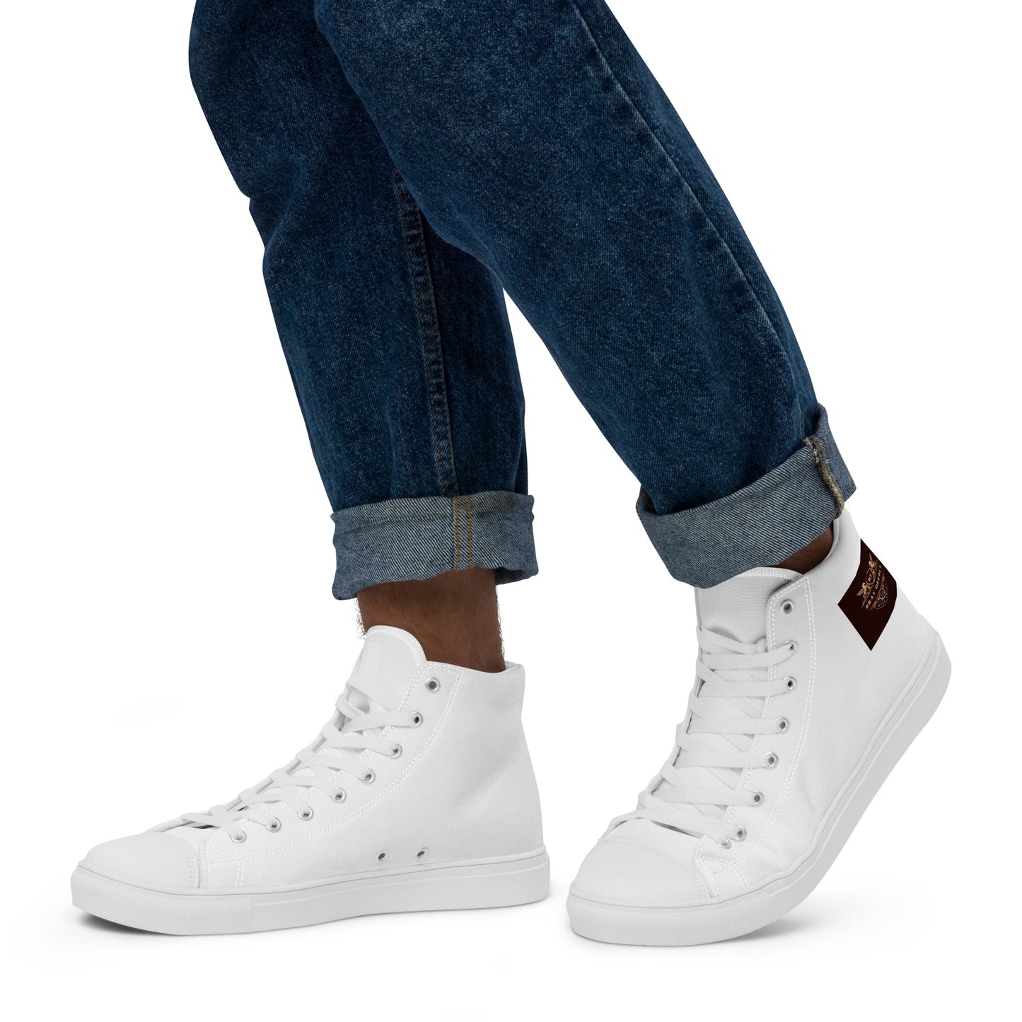 Men’s White High Top Shoes